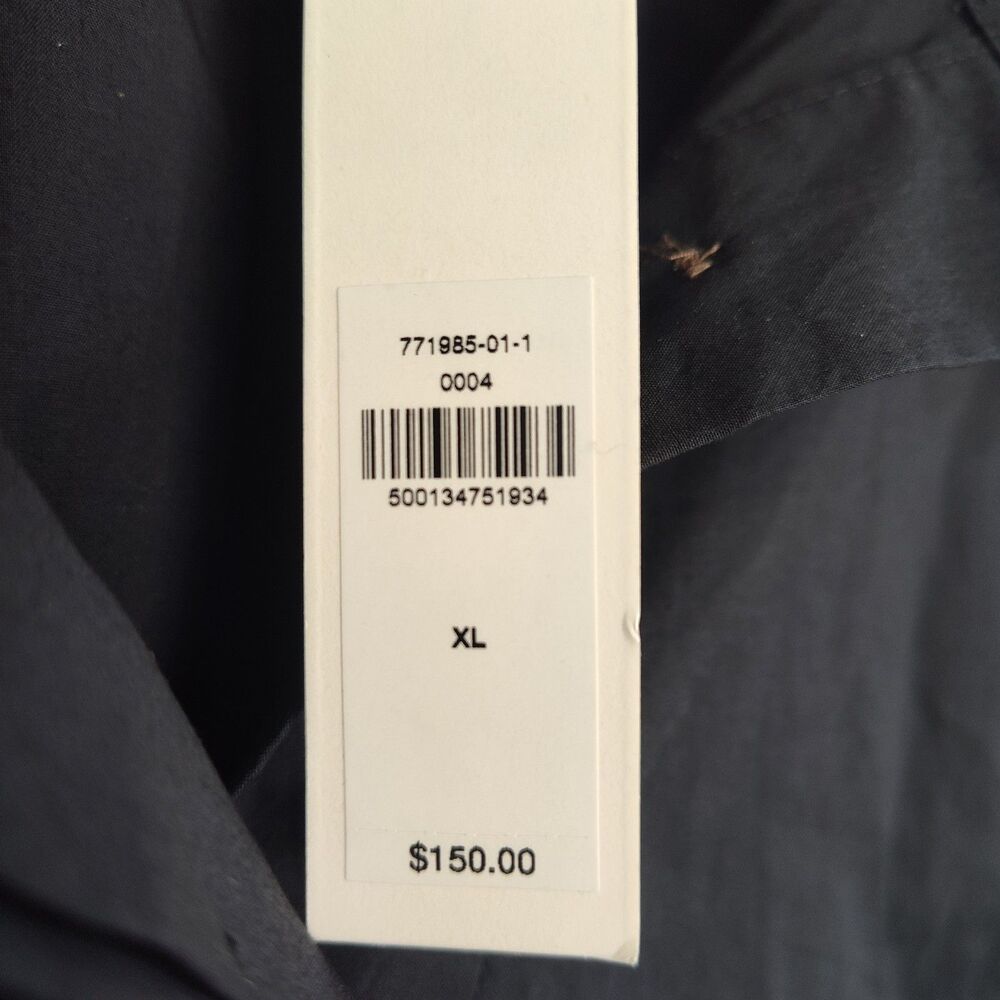 New Banana Republic Dress Size‎ XL Open Back Poplin Midi Shirtdress Fit & Flare - Picture 13 of 16